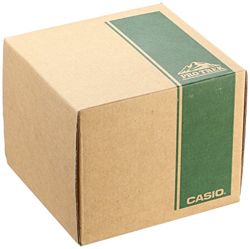 Casio Men's 'PRO TREK' Quartz Resin and Cloth Casual Watch, Color:Green (Model: PRG-600YB-3CR)