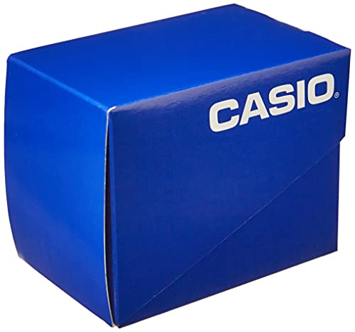 Casio Men's Stainless Steel Quartz Resin Strap, Black, 24 Casual Watch (Model: MTP-E190-3BVCF)
