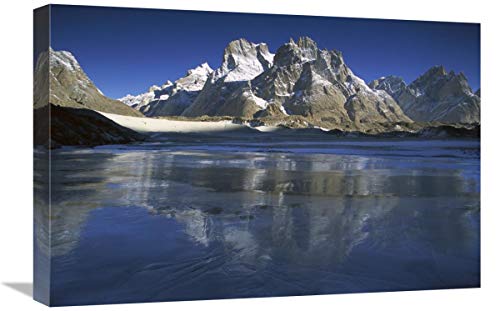 Cathedral Peaks at Dawn reflejado en el Glaciar Baltoro, Karakoram, Pakistán-Lienzo Art 61 cm x 40,6 cm