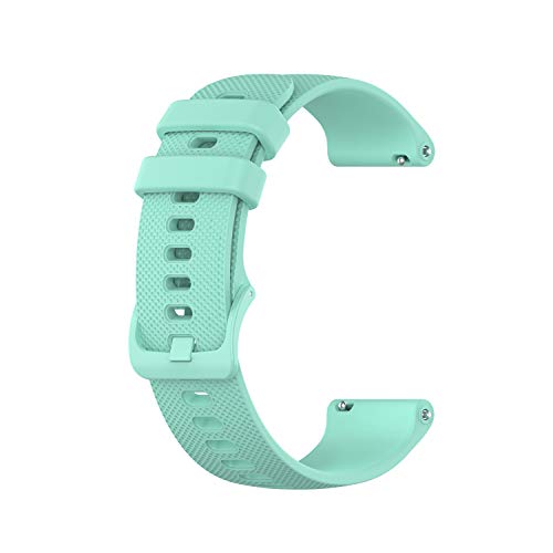 Chofit Correas compatibles con Garmin Venu 2S Correa de silicona suave para brazo, bandas repuesto grano 18 mm para Venu 2S 40 mm reloj inteligente (no apto para Venu 2/Venu/Venu Sq) (6 colores)