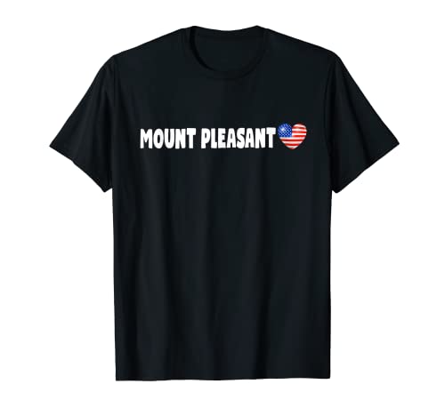 Ciudad Mount Pleasant Estados Unidos Camiseta de la ciudad d Camiseta