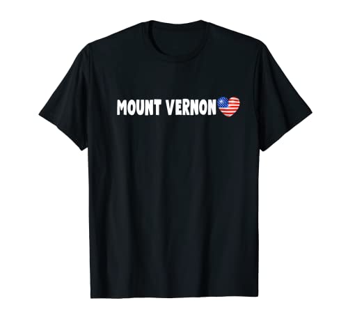 Ciudad Mount Vernon Estados Unidos Camiseta de la ciudad de Camiseta