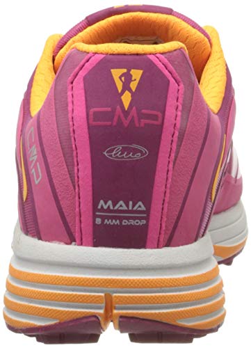 CMP – F.lli Campagnolo Maia Wmn Shoes, Zapatillas de Trail Running Mujer, Pink Bouganville Goji 06he-Peluche, 37 EU