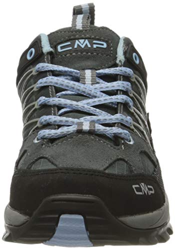 CMP – F.lli Campagnolo Rigel Low Wmn-Botas de Senderismo, Zapatos Mujer, Graffite Azzurro 77bd, 39 EU