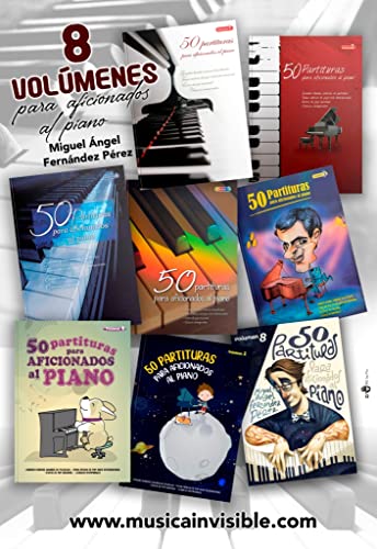 Colección Completa "50 Partituras Para Aficionados Al Piano"