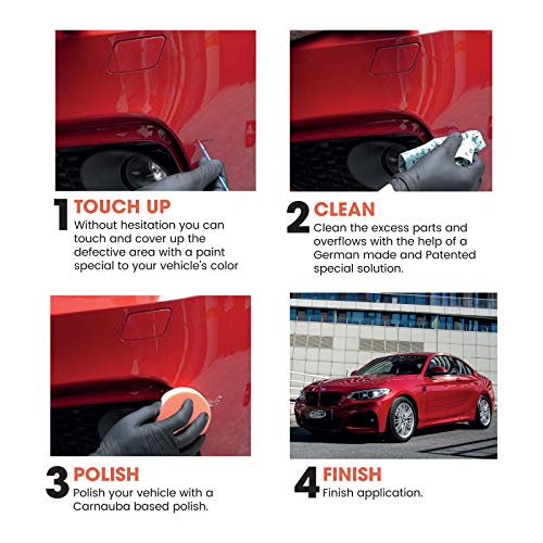 Color N Drive for Land Rover Automotive Touch Up Paint | 995 / LAL - Bonatti Grey Met | Paint Scratch Repair, Exact Match Guarantee - Pro