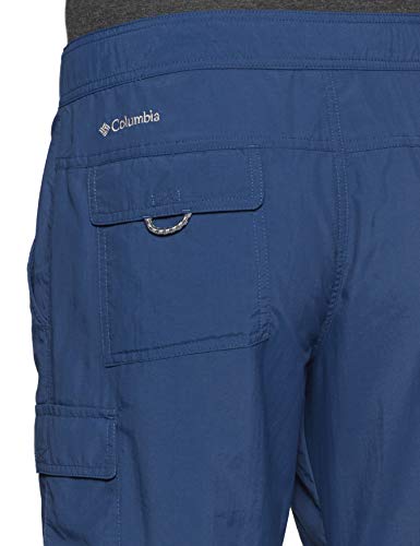 Columbia Cascades Explorer Pants Pantalones de senderismo, Hombre, Blue Carbon, 28W / 34L