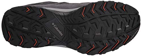 Columbia Crestwood Impermeable, Zapatillas para Caminar Hombre, Gris (Graphite/Dark Adobe), 45 EU