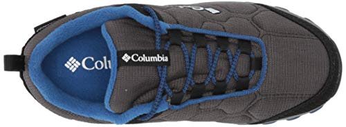 Columbia FIRECAMP SLEDDER 3 Zapatos multideporte impermeables para niños, Gris(Dark Grey, Royal), 32 EU