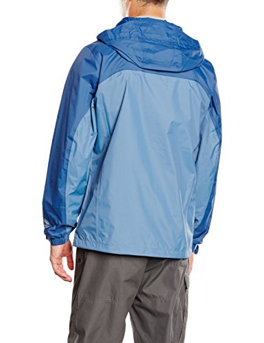 Columbia Pouring Adventure, Chaqueta Impermeable Para Hombre, Azul (Steel/Night Tide), XXL