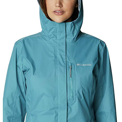 Columbia Pouring Adventure II Chaqueta Impermeable, Mujer, Azul (Canyon Blue), L