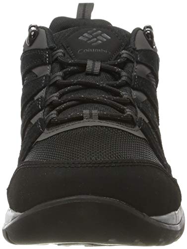 Columbia Redmond V2, Zapatos de Senderismo Impermeables Hombre, Negro (Black, Dark Grey 010), 43 EU