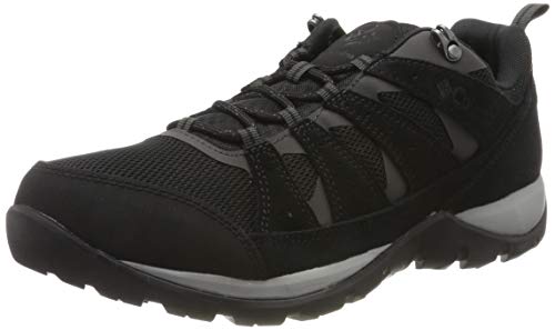 Columbia Redmond V2, Zapatos de Senderismo Impermeables Hombre, Negro (Black, Dark Grey 010), 43 EU
