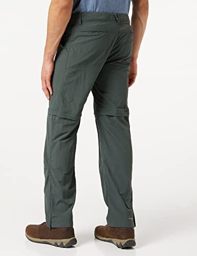 Columbia Silver Ridge 2.0 Convertible Pantalones de Senderismo, Mujer, Gris Grill, 42W Short