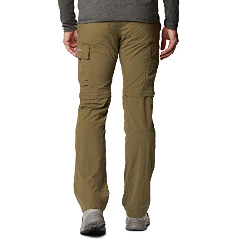 Columbia Silver Ridge™ II Convertible - Pantalones de Senderismo, Hombre, Verde (Stone Green), 30W / 32L
