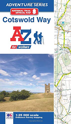 Cotswold Way National Trail Official Map: with Ordnance Survey mapping (A -Z Adventure Series)