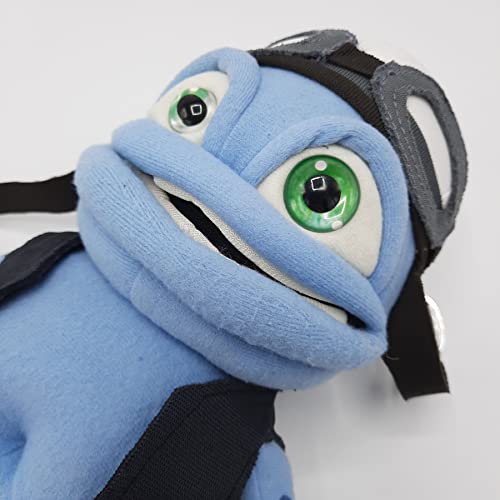 Crazy Frog The Annoying Thing - Peluche con chaleco y casco (31 cm), diseño de rana