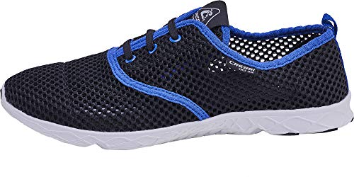 Cressi Aqua Shoes Zapatos Deportivo para Uso Acuático, Unisex Adulto, Negro Azul, 40