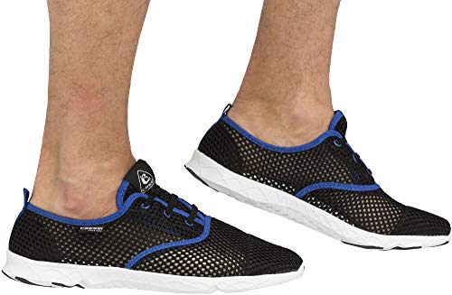 Cressi Aqua Shoes Zapatos Deportivo para Uso Acuático, Unisex Adulto, Negro Azul, 40
