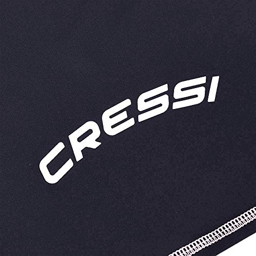 Cressi Rash Guard Camiseta con Filtro de Protección UV UPF 50+, Mujer, Negro, S