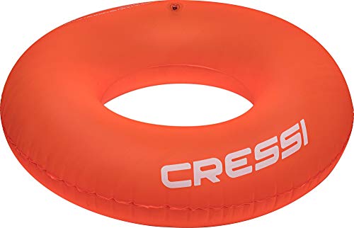 Cressi Swim Ring Anillo de Natación Inflable, Unisex niños, Naranja, 90 cm