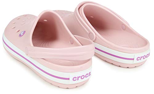 Crocs Crocband, Zuecos Unisex Adulto, Rosa (Pearl Pink Wild Orchid), 36/37 EU