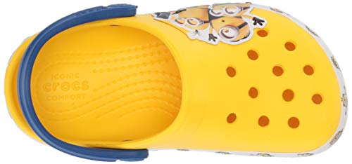 Crocs Fun Lab Minions Multi Unisex Niños Roomy Fit, Amarillo (Yellow 730), 25/26 EU
