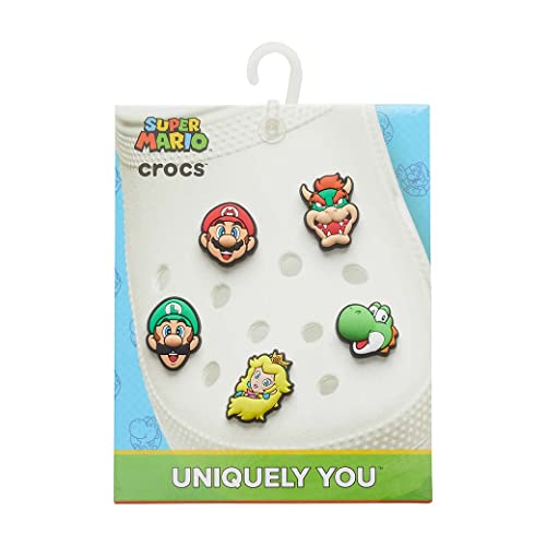 Crocs Jibbitz Shoe Charm 5-Pack | Personalize with Jibbitz for Crocs Super Mario One-Size
