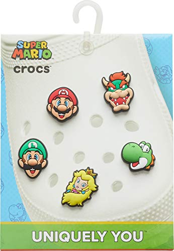 Crocs Jibbitz Shoe Charm 5-Pack | Personalize with Jibbitz for Crocs Super Mario One-Size