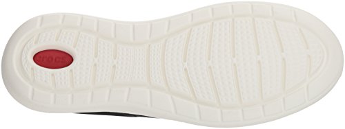 Crocs LiteRide Pacer M, Zapatillas Hombre, Negro (Black/White 066b), 39/40 EU