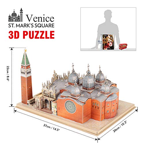 Cubic Fun- National Geographic Puzzle 3D Plaza de San Marcos (Tachan DS0980h)