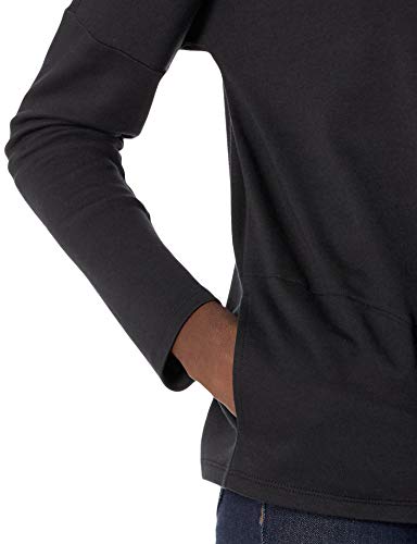 Daily Ritual Pima Cotton and Modal Interlock Pocket Pullover Shirt Camisa, Negro, S