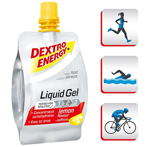 Dextro Energy Liquid Gel nutritivo líquido con sabor naranja, pack de 6 (6 x 60 ml)