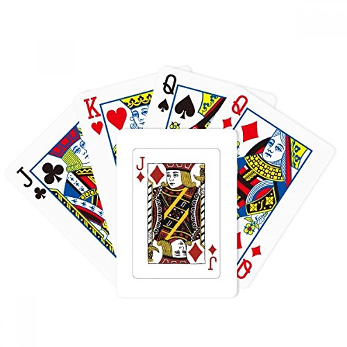 Diamond J Juego de cartas de juego de póquer con tarjeta mágica