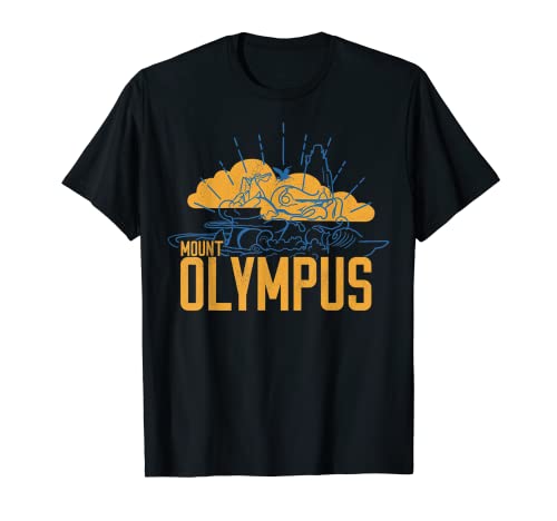 Disney Hercules Mount Olympus Outline Poster Camiseta