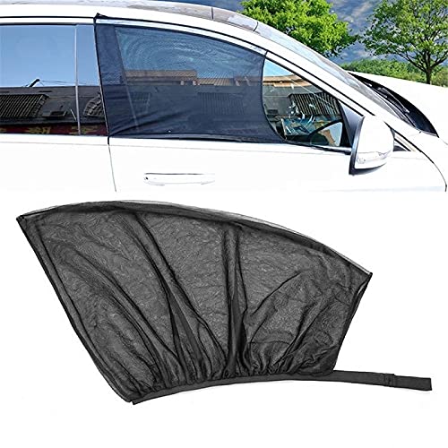 Duyifan Universal Car Sun Shade For Window UV, Car Anti-Mosquito Curtain, Breathable Mesh Sun Shield Protect Baby Pet from Sun,for Most of Vehicle (4PC Set)
