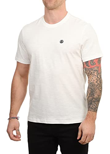 Element Crail - Camiseta de manga corta para Hombre Camiseta de manga corta, Hombre, Off White, L