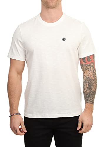 Element Crail - Camiseta de manga corta para Hombre Camiseta de manga corta, Hombre, Off White, L