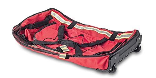 Elite Bags, Roll&Fight's, Bolsa para bombero enrollable, Mochila para Equipo de Protección Individual, Con ruedas, Roja