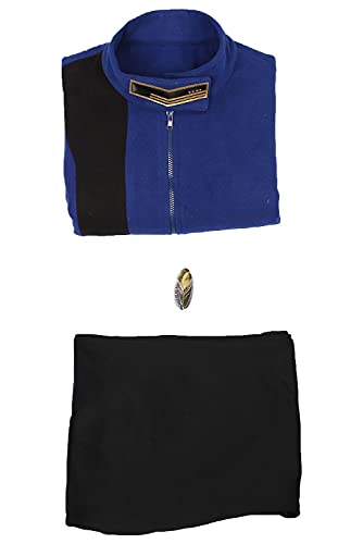 Enhopty Trek Season 4 Blue Uniform - Traje de Halloween Carnival para hombre, talla L