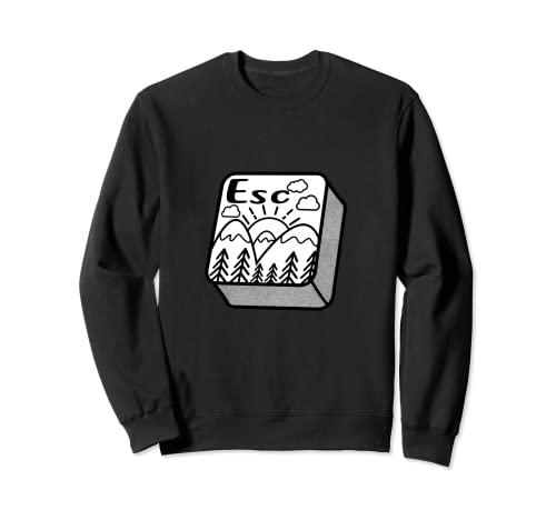 Esc Escape - Chapa de regalo Sudadera