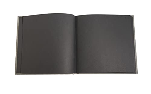 Exacompta Álbum de Fotos, Cartón Recubierto de Papel, Zéphire Gris, reliure - 25 x 25 cm