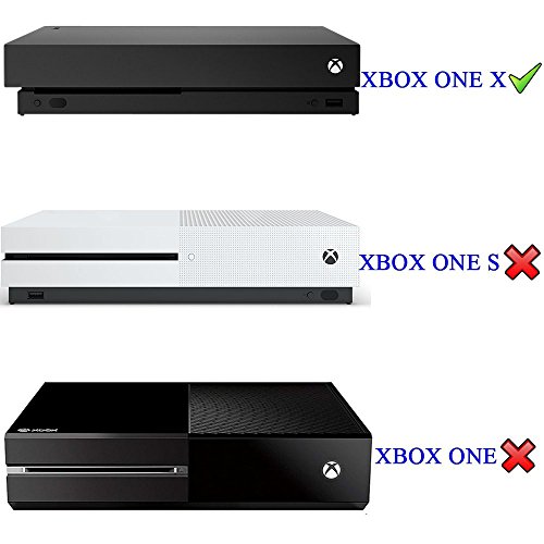 eXtremeRate Soporte Vertical para Xbox One X Armazón de enfriamiento Bases para Xbox One Perpendicular Accesorios para la Consola de Xbox One X Negro