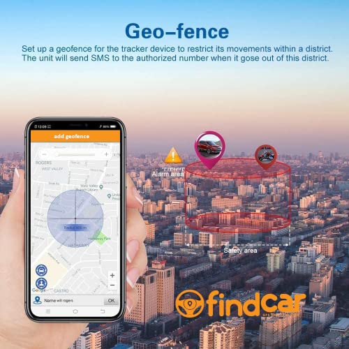 findCar - Localizador GPS para Coche OBD [GPS OBD]. Sin Instalación. Localización en Tiempo Real. Alarmas: Exceso Velocidad, Antirobo y Geovalla