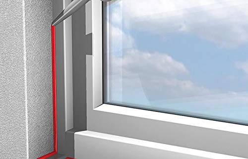 fischer - silicona Puertas y ventanas transparente para pegado y sellado de ventanas y puertas al exterior, juntas sin necesidad de imprimición ,300ml