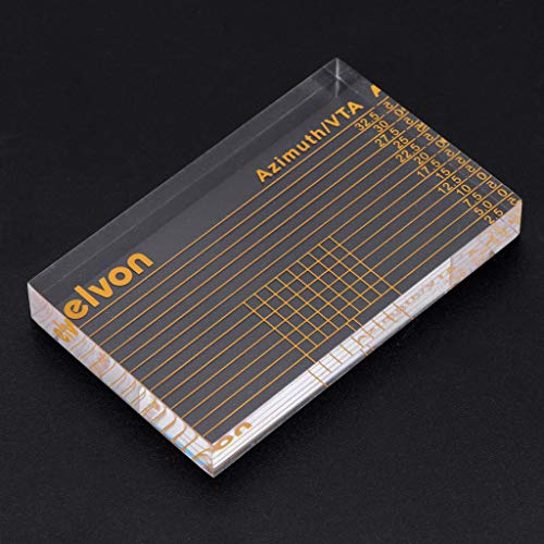 Fivekim LP - Reproductor de discos de vinilo para medición de fono tonearm VTA, cartucho Azimut regla con bolsa