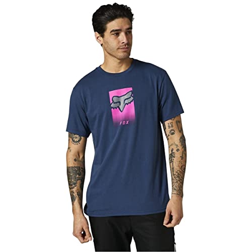 Fox Racing Dier Short Sleeve tee Camiseta, Azul índigo Oscuro, M para Hombre
