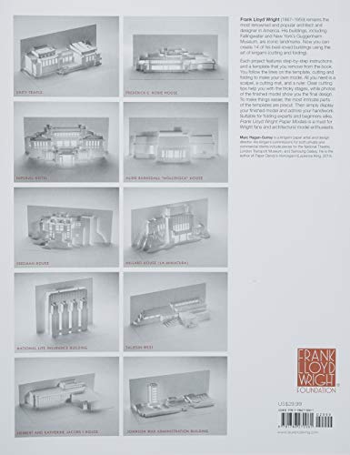 Frank Lloyd Wright Paper Models: 14 Kirigami Buildings to Cut and Fold