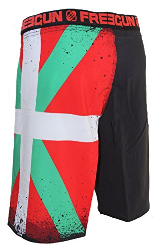 FREEGUN - Boardshort Homme- Pays Basque - Medium, Multicolore
