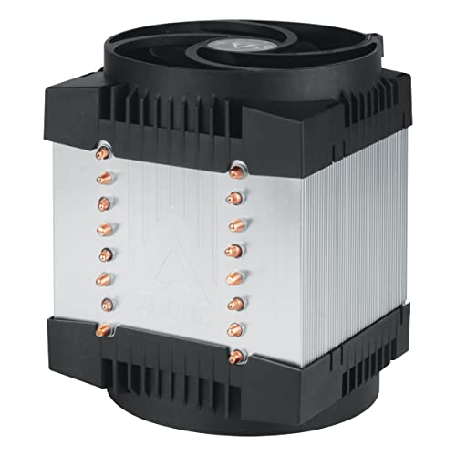 Freezer 4U - Ventilador de CPU para AMD SP3, sTRX4, TR4, sWRX8-4U y UP, 2 ventiladores de 120 mm, 400-2300 rpm, conector PWM de 4 pines, 8 tubos de calor